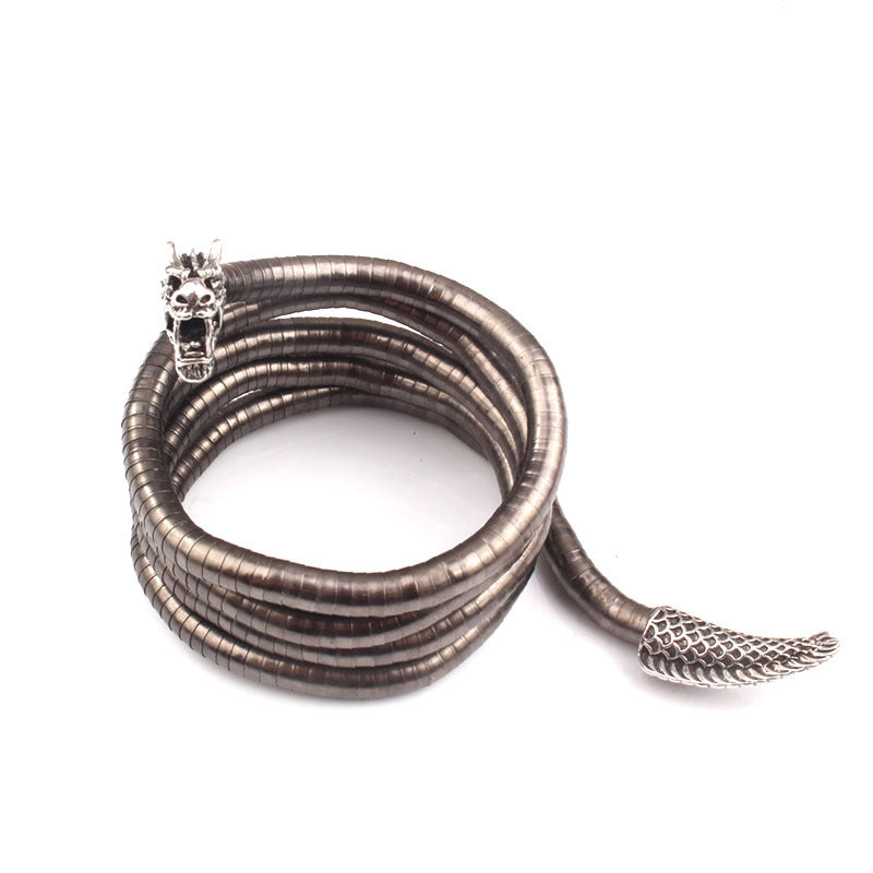 Collar Alloy Snake Bracelet Necklace - WOMONA.COM