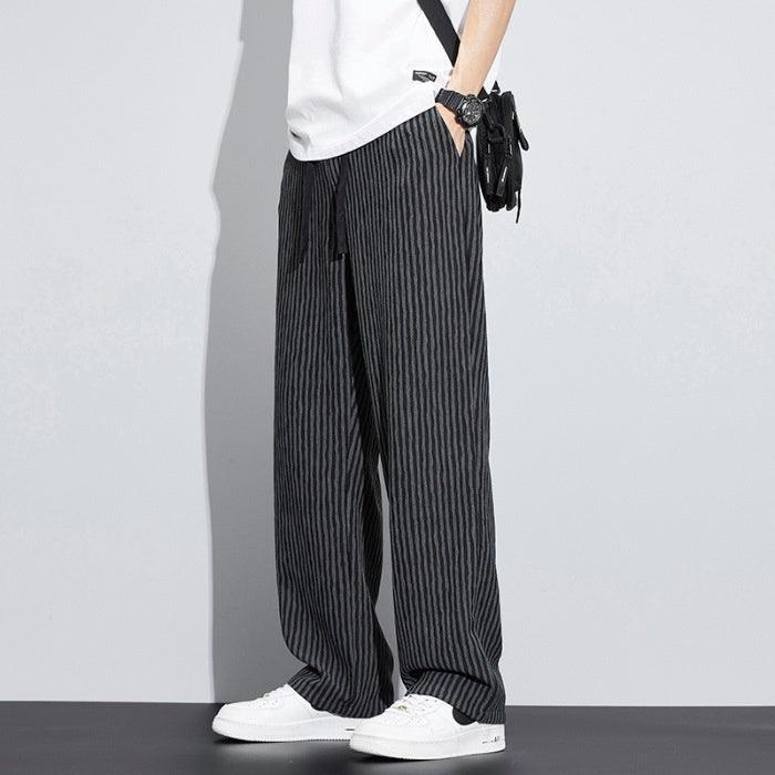 Loose Drooping Straight-leg Pants - WOMONA.COM