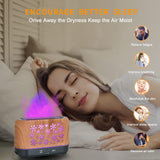 Christmas Snowflake Pattern Humidifier Household Colorful Aromatherapy - WOMONA.COM