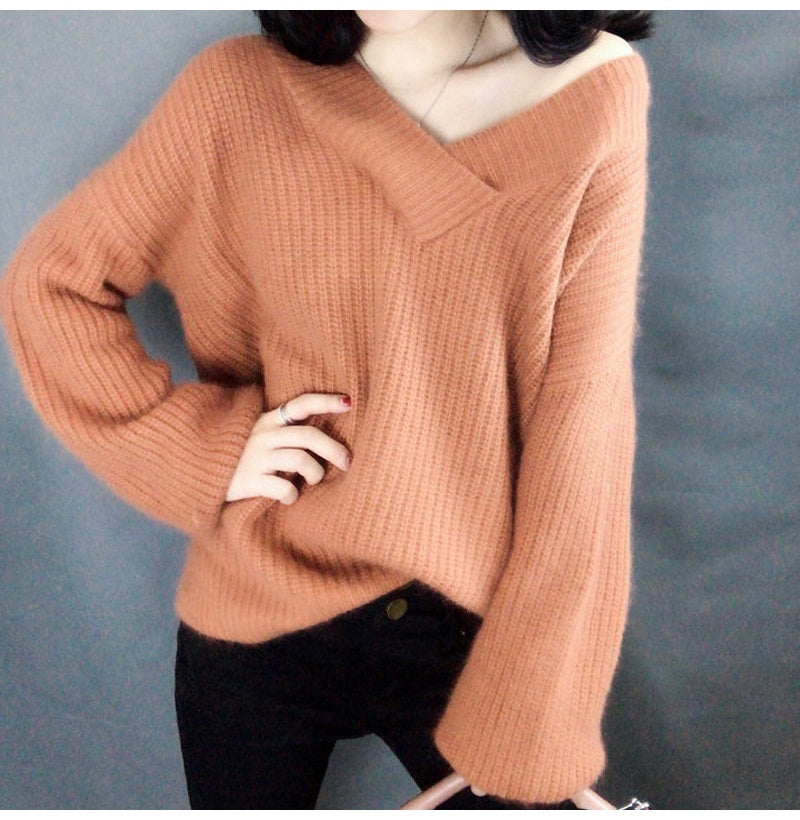 Women Warm Oversized Pullovers Oversized Sweater - WOMONA.COM