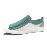 Trendy casual canvas sneakers - WOMONA.COM