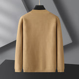 Men's Cardigan Knit Casual Plus Size Coat - WOMONA.COM