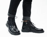 Genuine Leather Fashion Martin Boots For Men - WOMONA.COM