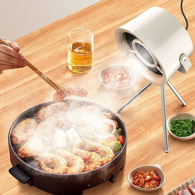 Exhaust Fan Small Kitchen Hood Extractor Barbecue USB Charging