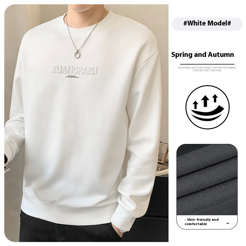 Round Neck Heavy Sweater For Men - WOMONA.COM