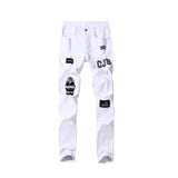 AliExpress White High-end Denim Men's Trousers - WOMONA.COM