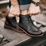 Men Shoes Military Plus Size Workwear Men's Boots - WOMONA.COM