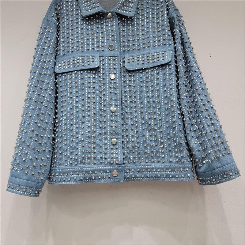 Super Heavy Work Full Diamond Jacket Top