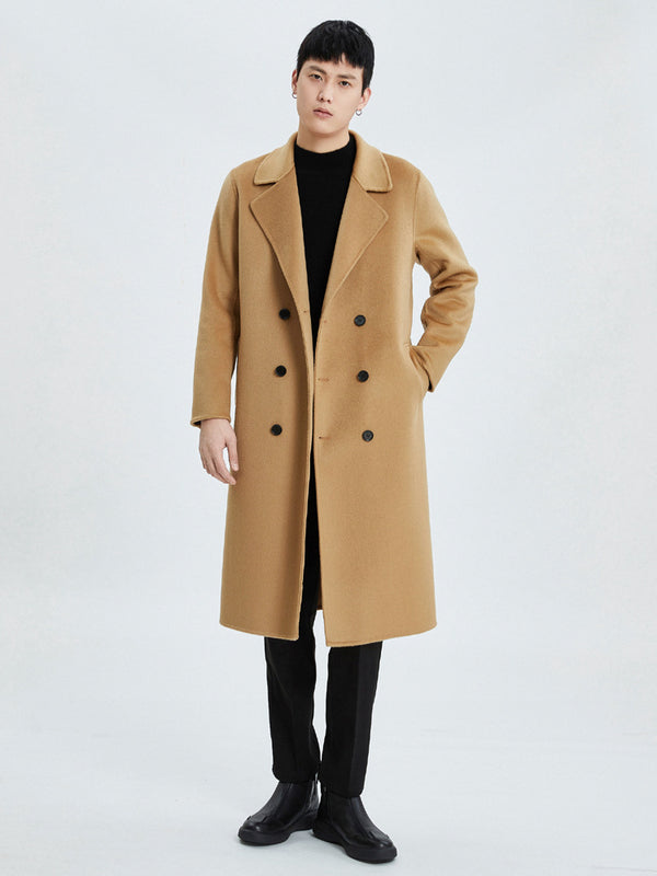 The Knee Reversible Cashmere Coat Men - WOMONA.COM