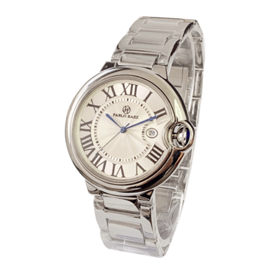 Men Fashion Steel Band Watch Quartz Strap - WOMONA.COM