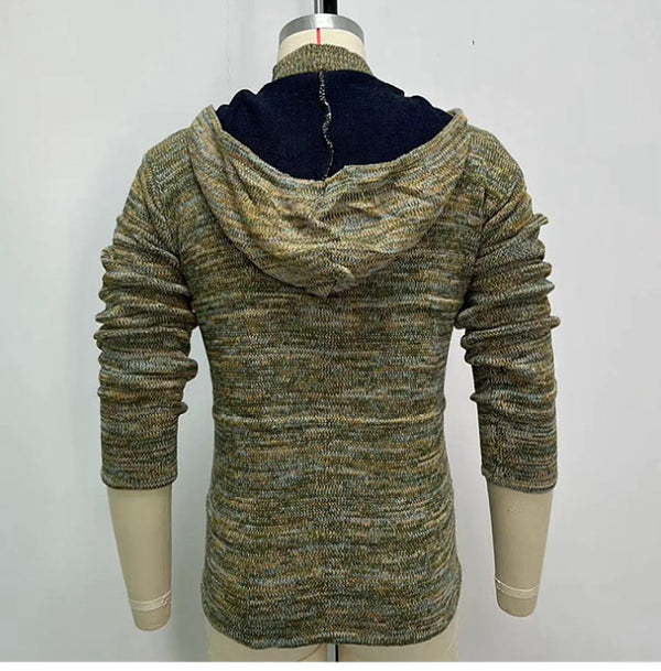 Men's Zipper Cardigan Sweater Coat - WOMONA.COM