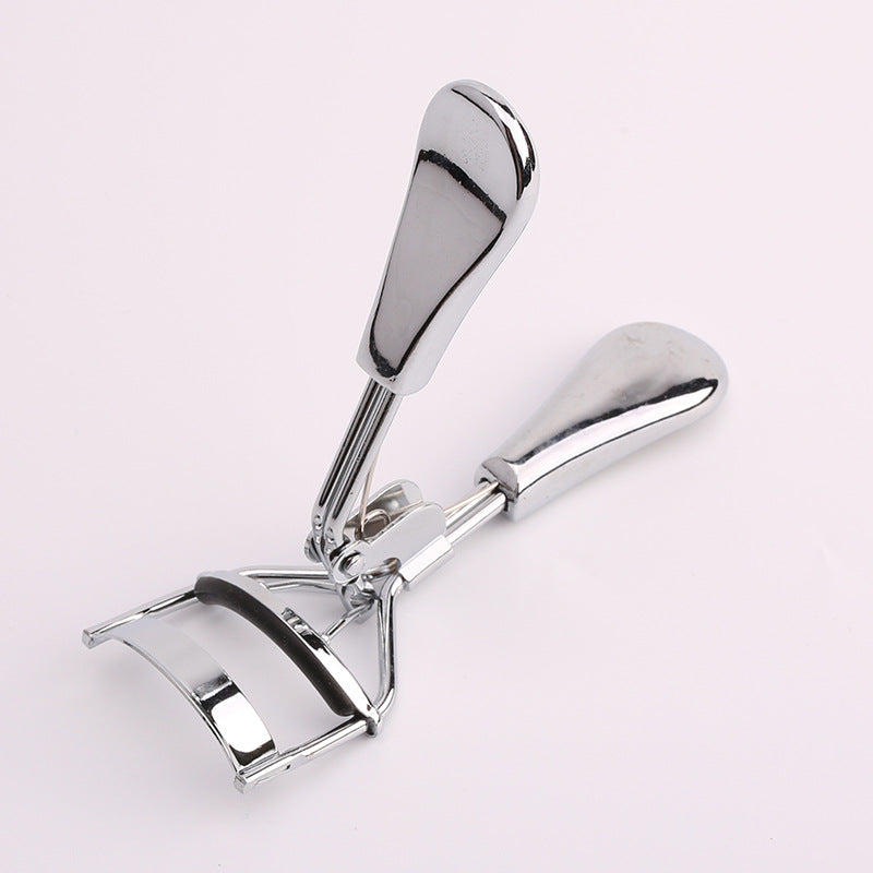 Stainless Steel Rose Gold Eyelash Clip Press Type Eyelash Curler - WOMONA.COM