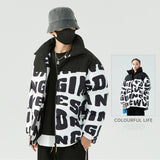 Men's Winter Cotton Dress Hooded Fake Two Warm Jackets - WOMONA.COM