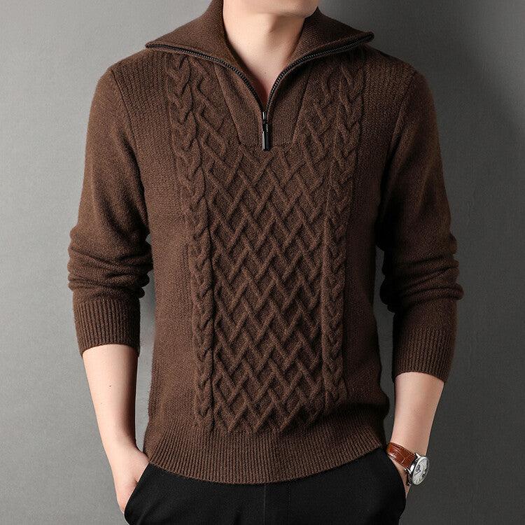Knitwear Loose Fashionable Outerwear Men Coat Sweater - WOMONA.COM