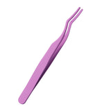 Stainless Steel Beauty Tools Eyelash Curler Aid Tweezers - WOMONA.COM