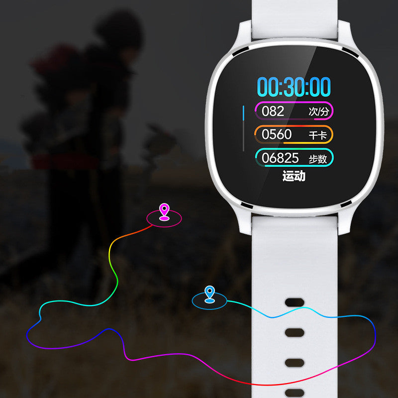 Smart Bracelet Large Screen Full Touch Heart Rate Bluetooth Sports - WOMONA.COM