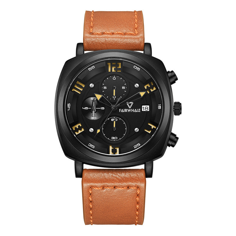 Men's Waterproof Stylish And Versatile Watch - WOMONA.COM