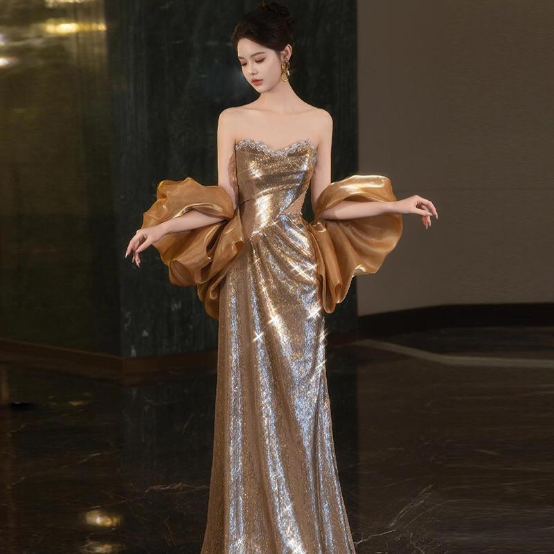 Niche Banquet Temperament Evening Dress - WOMONA.COM