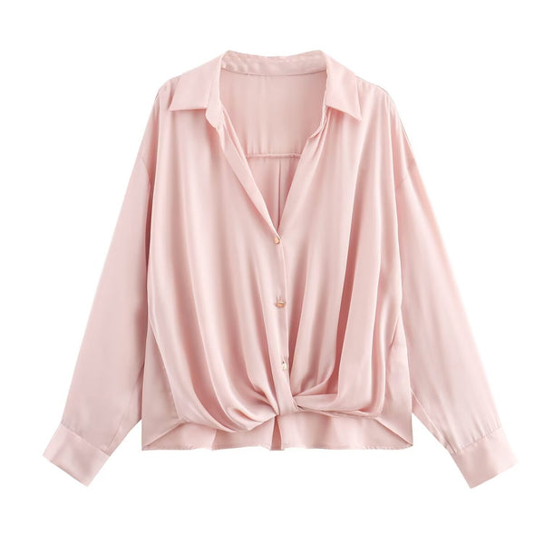 Stylish Temperament Long Sleeves Shirt