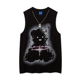 Bear Tank Top Sleeveless T-shirt Men