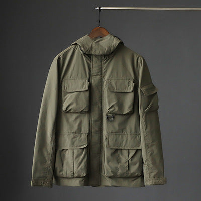 Jacket Men Windproof And Waterproof Multi Pockets - WOMONA.COM