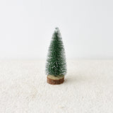 Mini Christmas Tree with Pine Needles Flocking - WOMONA.COM