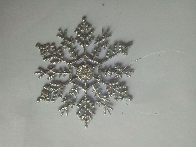 acrylic 10CM snowflakes, Christmas necessities, Christmas tree hanger - WOMONA.COM