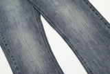 Fashion Retro Washed Worn Jeans Men - WOMONA.COM