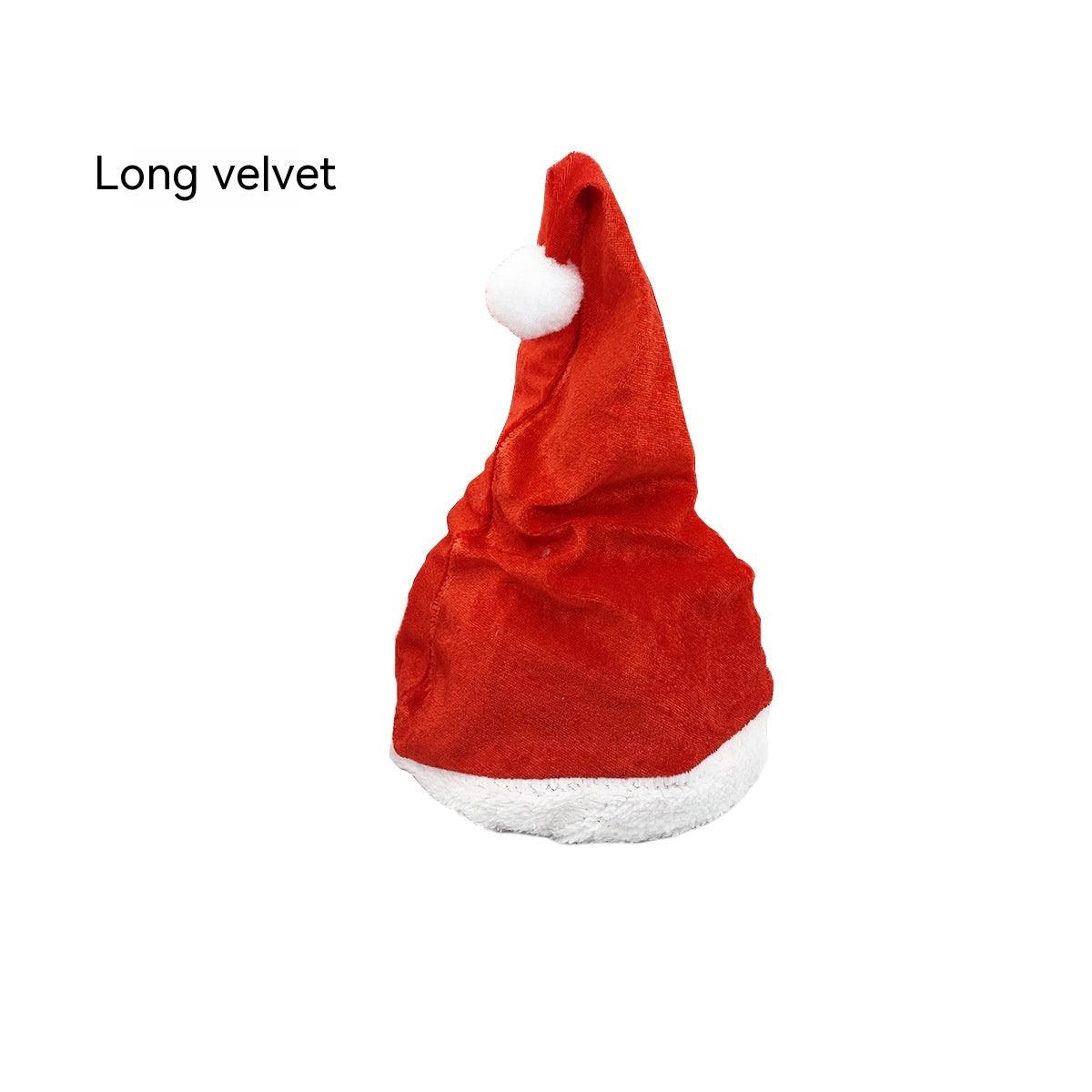 Swing Electric Christmas Hat Festival Plush Toys Hat - WOMONA.COM