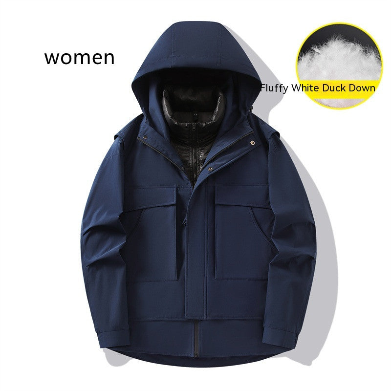 Removable Outdoor Work Clothes Windbreaker Jacket - WOMONA.COM