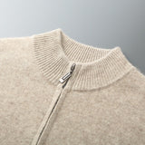 Thickening Stand Collar Cashmere Cardigan