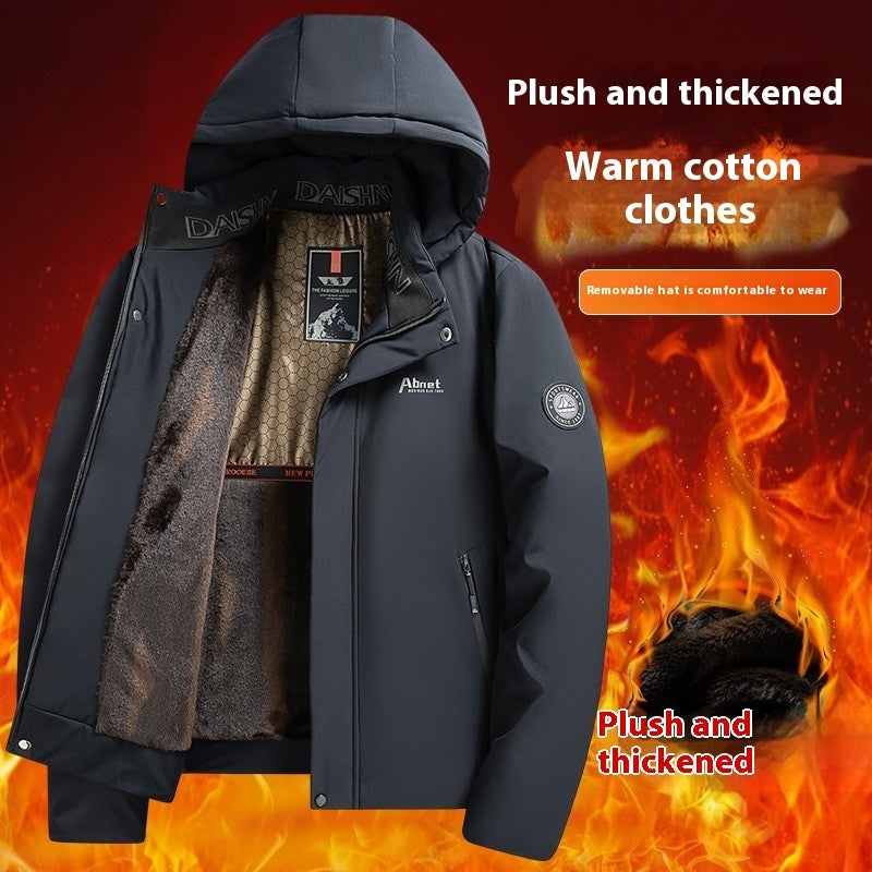 Winter Warm Leisure Graphene Cotton-padded Jacket