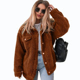 Ladie Warm Jacket Tops Sweaters - WOMONA.COM