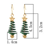 Christmas Tree Star DIY Earrings - WOMONA.COM