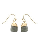 Gold with crystal earrings - WOMONA.COM