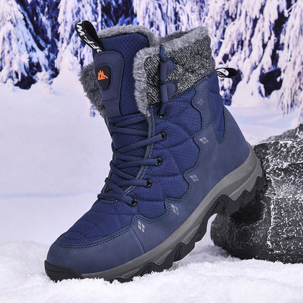 Outdoor Fleece-lined High-top Boots