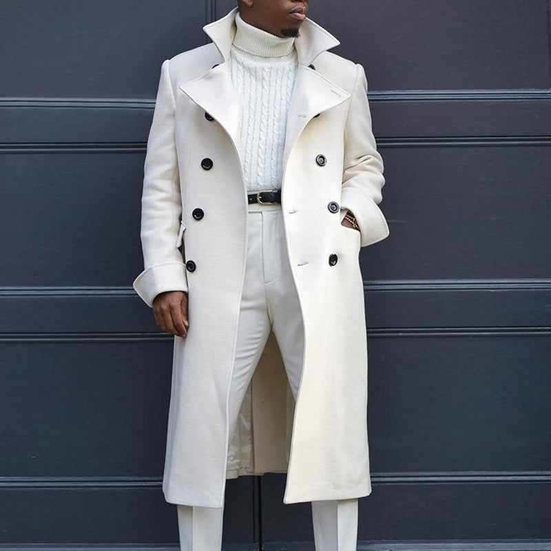 British Loose Coat Mid-Length Trench Coat - WOMONA.COM