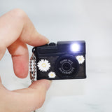 Daisy Mini Camera Necklace LED Sound And Glow - WOMONA.COM