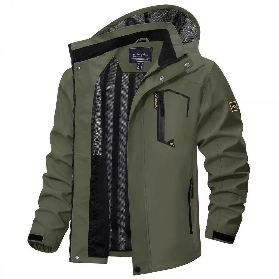 New Casual Fall Men's Long Sleeve Hooded Jacket Coat - WOMONA.COM