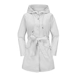 Spring And Autumn New Hooded Waterproof Coat - WOMONA.COM