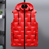 Men's Glossy Down Cotton Thermal Vest - WOMONA.COM