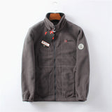 Man Double-sided Polar Fleece Jacket - WOMONA.COM