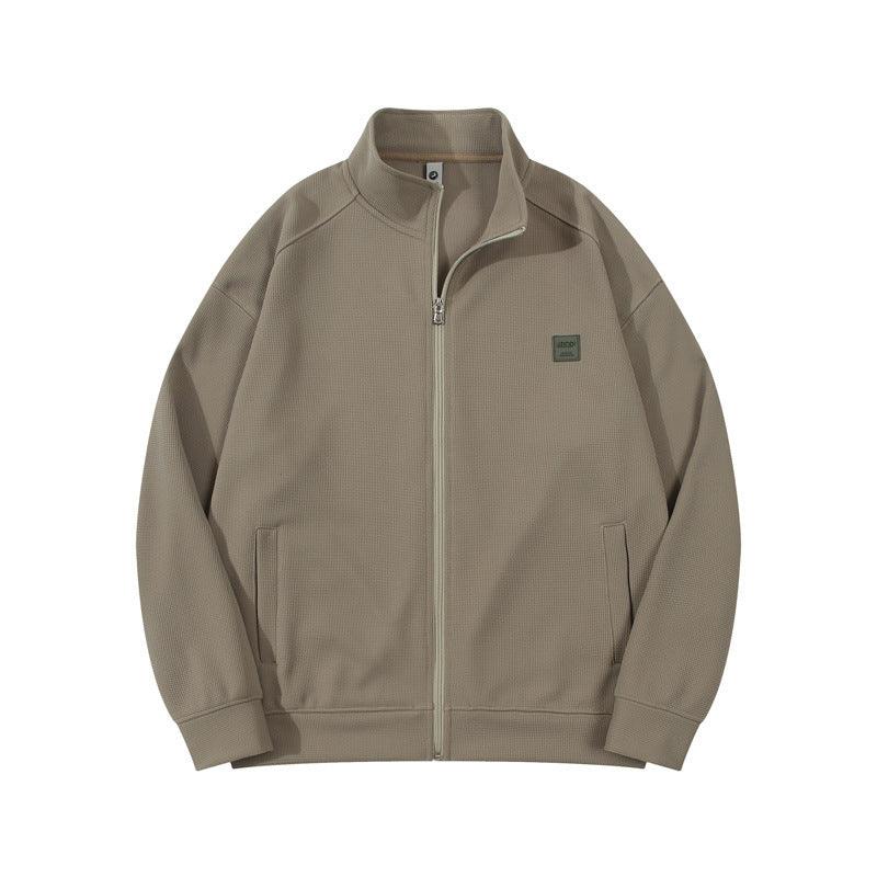 Men's Clothing New Waffle Hooded Sweater - WOMONA.COM