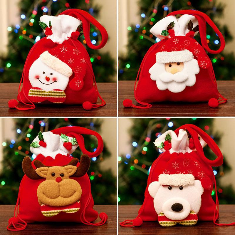 Christmas Gift Portable Brushed Gift Bag - WOMONA.COM