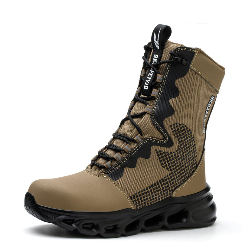 Outdoor Combat Boots Pierce Resistant High Tops