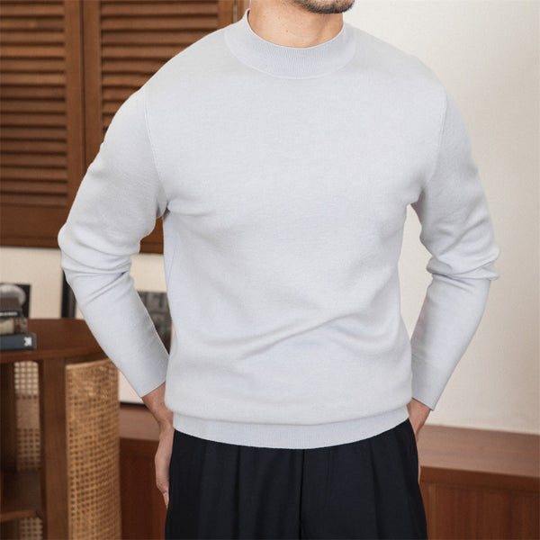 Commuter Sheep Wool Base Shirt For Men Slim Fit - WOMONA.COM