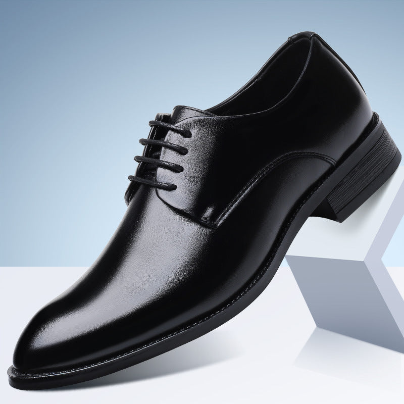 tie business men leather shoes - WOMONA.COM