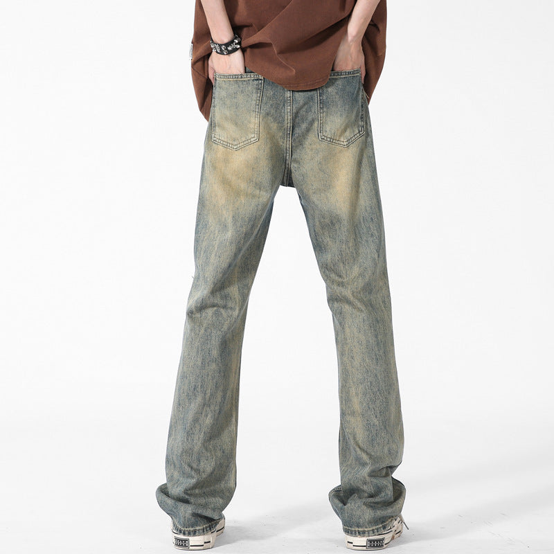 Men's High Street Fashion Brand Loose Casual Trousers - WOMONA.COM