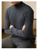 Men's Leisure Warm Turtleneck Bottoming Shirt Sweater - WOMONA.COM