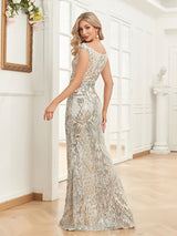 Slim Elastic Fishtail Banquet Evening Dress - WOMONA.COM